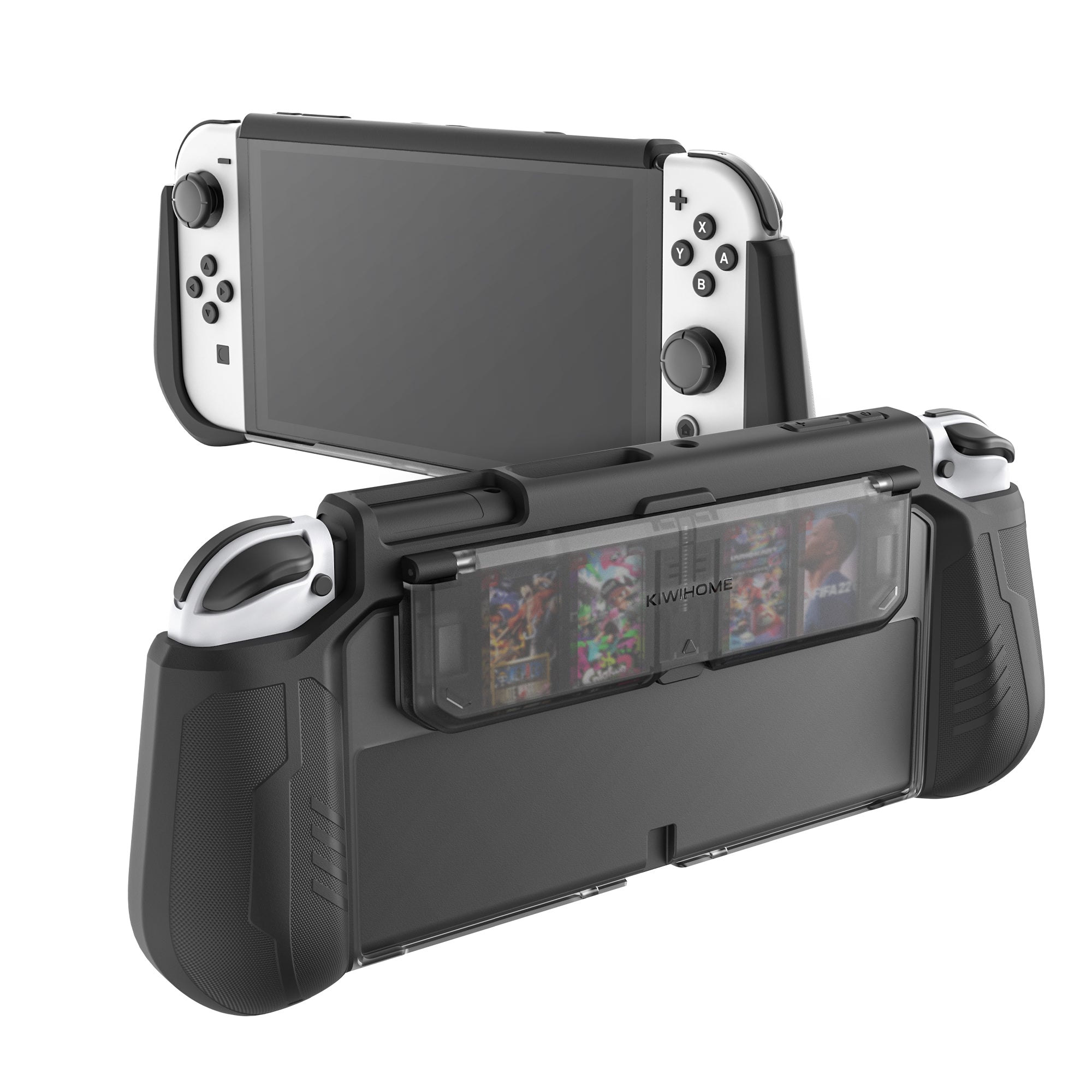 Dockable Case for Switch Oled with Flip Game Storage – KIWIHOME