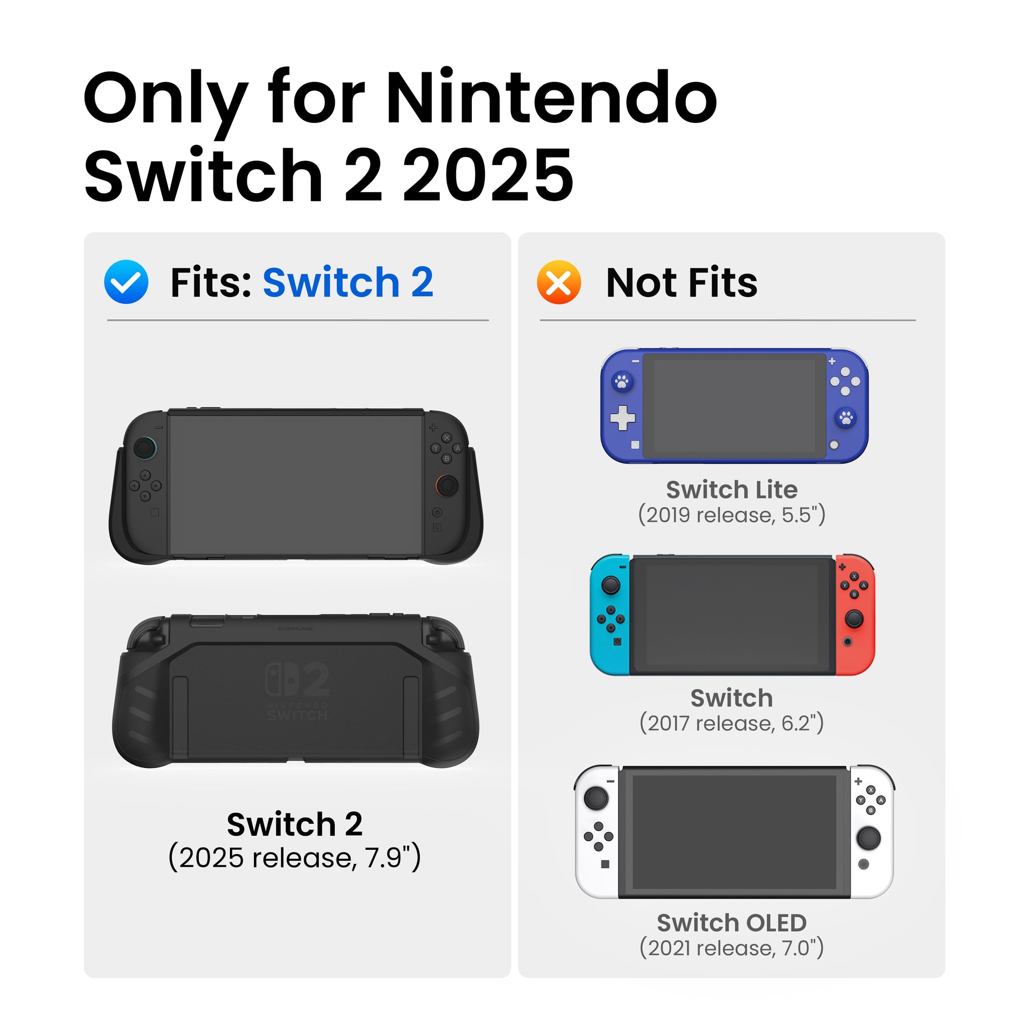 Dockable Case for Nintendo Switch 2 2025 – KIWIHOME Official Store